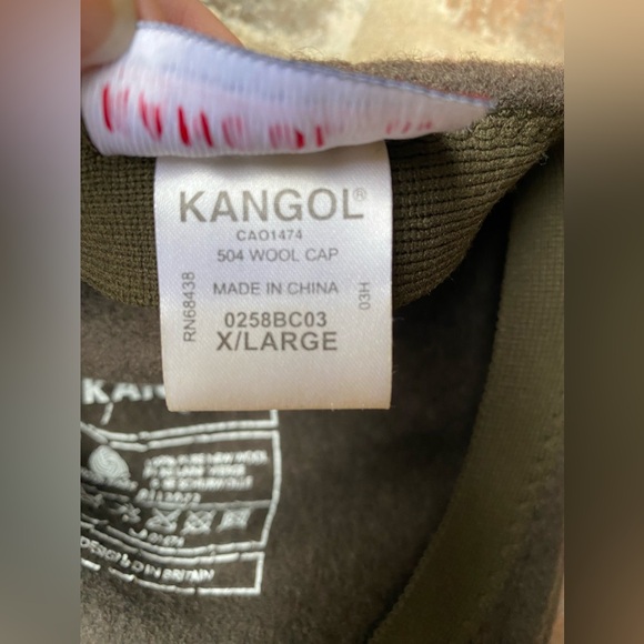 Kangol 504 brown wool driving flat cap Y2K Size XL - Picture 9 of 14